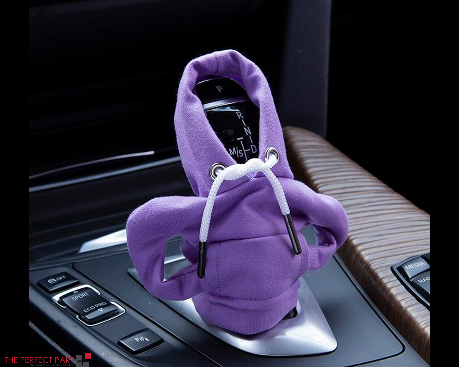 Car Gear Shift Cover Mini Hoodie Gear Shift Cover for Car Shifter Interior Trim