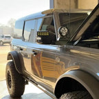 2021-2026 Ford Bronco LED Off-Road Side Mirrors - Peripheral Ditch Lights (2200+ Lumens)