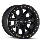 Dirty Life 9303 DT-1 17x9 / 8x170 BP / -12mm Offset / 130.8mm Hub Matte Black Wheel- Beadlock