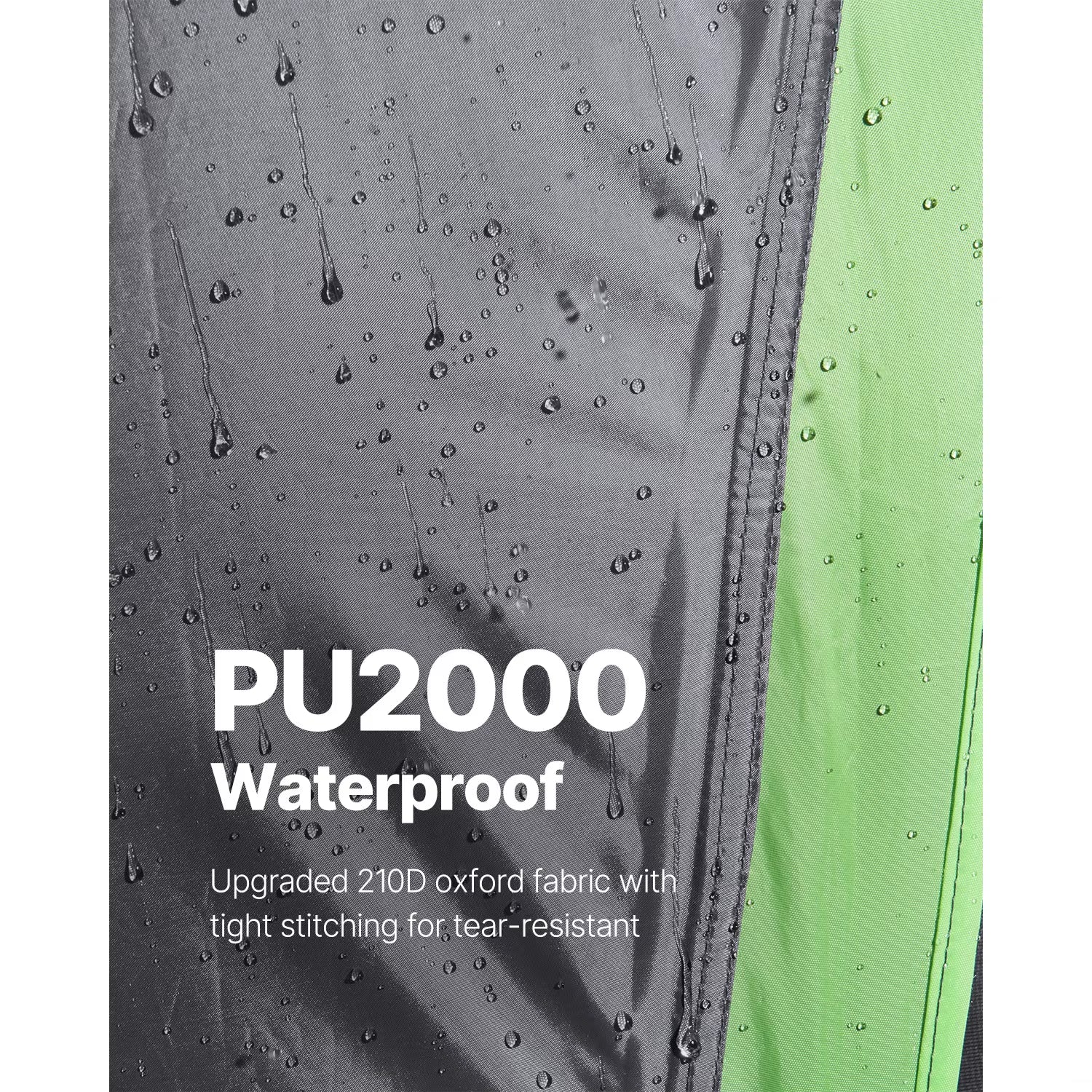 Waterproof Pickup Truck Tent for Camping - PU2000, Accommodates 2-3 Persons, Truck Bed Camper Shell with Expandable Awning