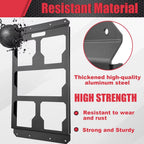 1Pcs Aluminum Mounting Plates Compatible with for Milwaukee Packout Toolbox Mounting Base Storage Toolbox Wall or Floor