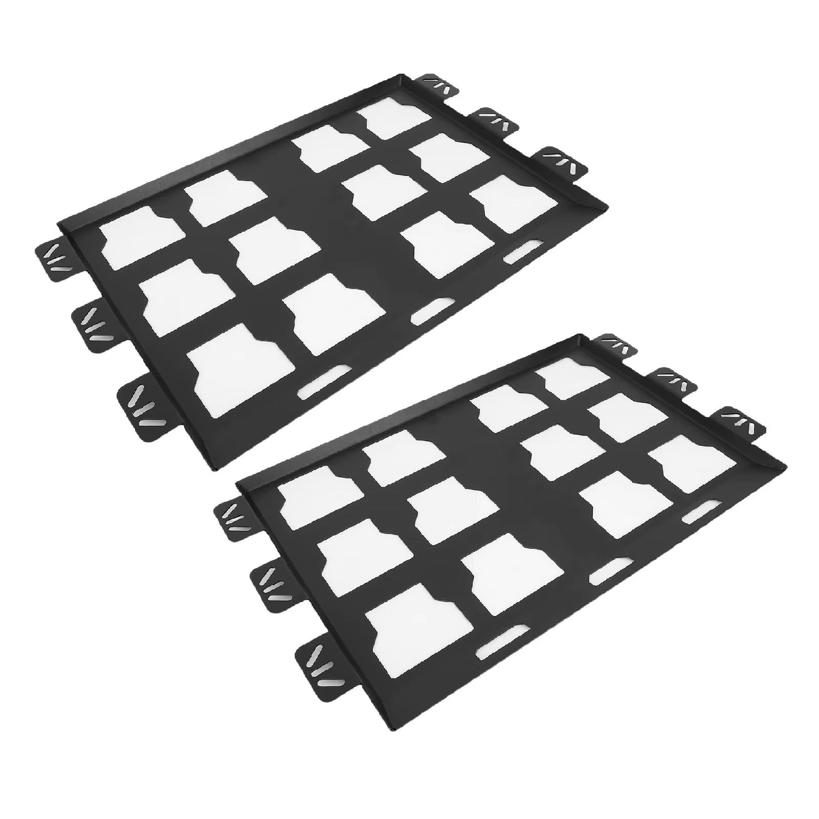 2 Pcs Toolbox Mounting Plate Suitable for Packout Toolbox Wall or Floor Mount Metal Mounting Base