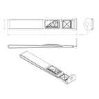 (3rd/4th GEN) Toyota 4Runner Rear Lift Gate Hatch Pull Assist Strap