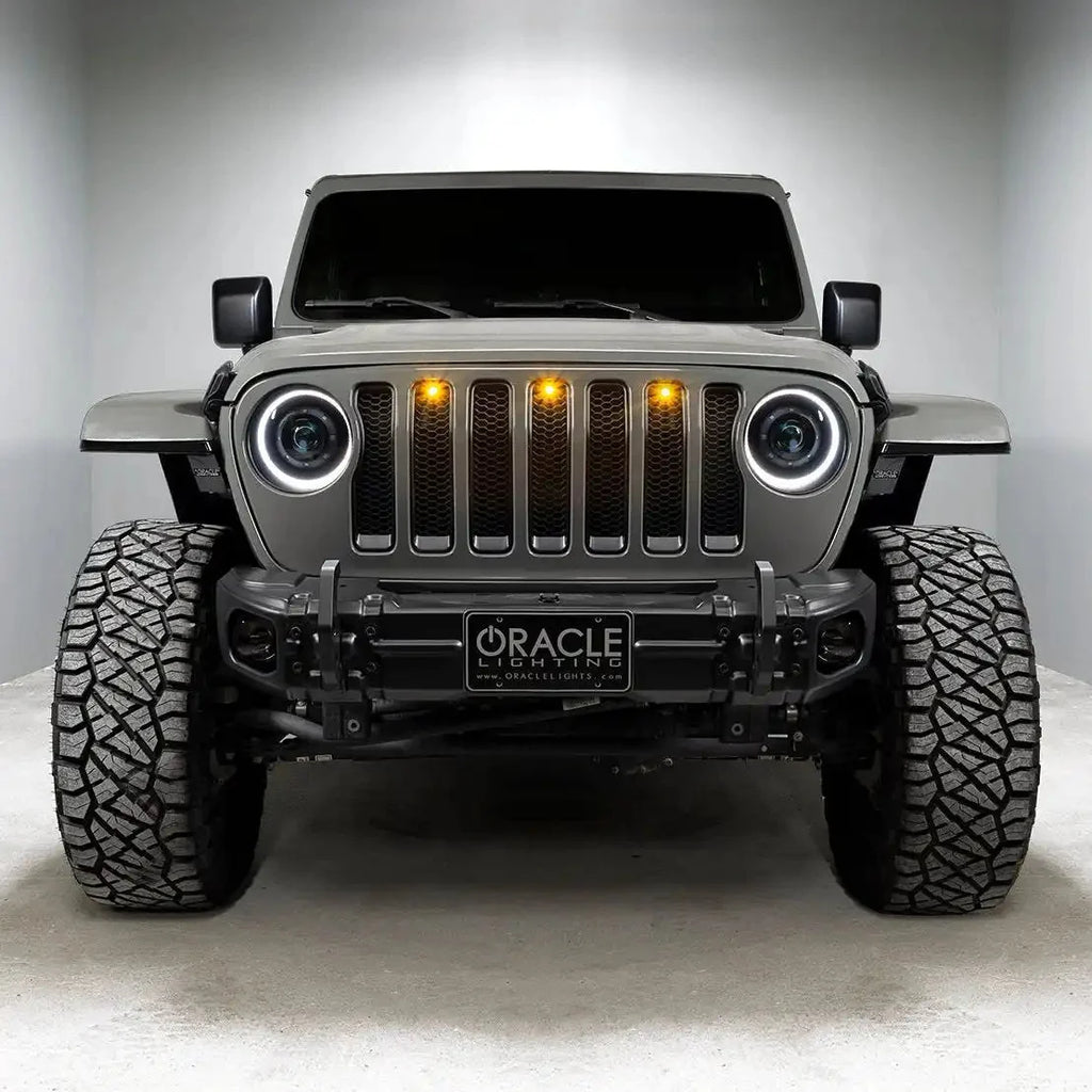 ORACLE Lighting Oculus™ Switchback Bi-LED Projector Headlights for Jeep Wrangler JL/ Gladiator JT