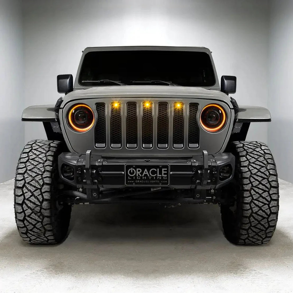 ORACLE Lighting Oculus™ Switchback Bi-LED Projector Headlights for Jeep Wrangler JL/ Gladiator JT