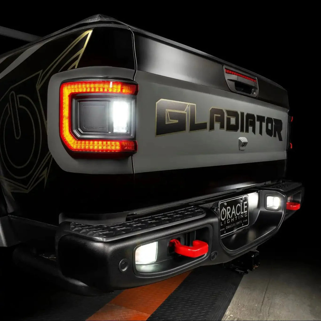 2020-2025 Jeep Gladiator JT Rear Bumper LED Reverse Lights | 1,500 Lumens