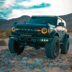 2021-2026 Ford Bronco Triple LED Fog Light Kit - Steel Modular Bumper | 90W