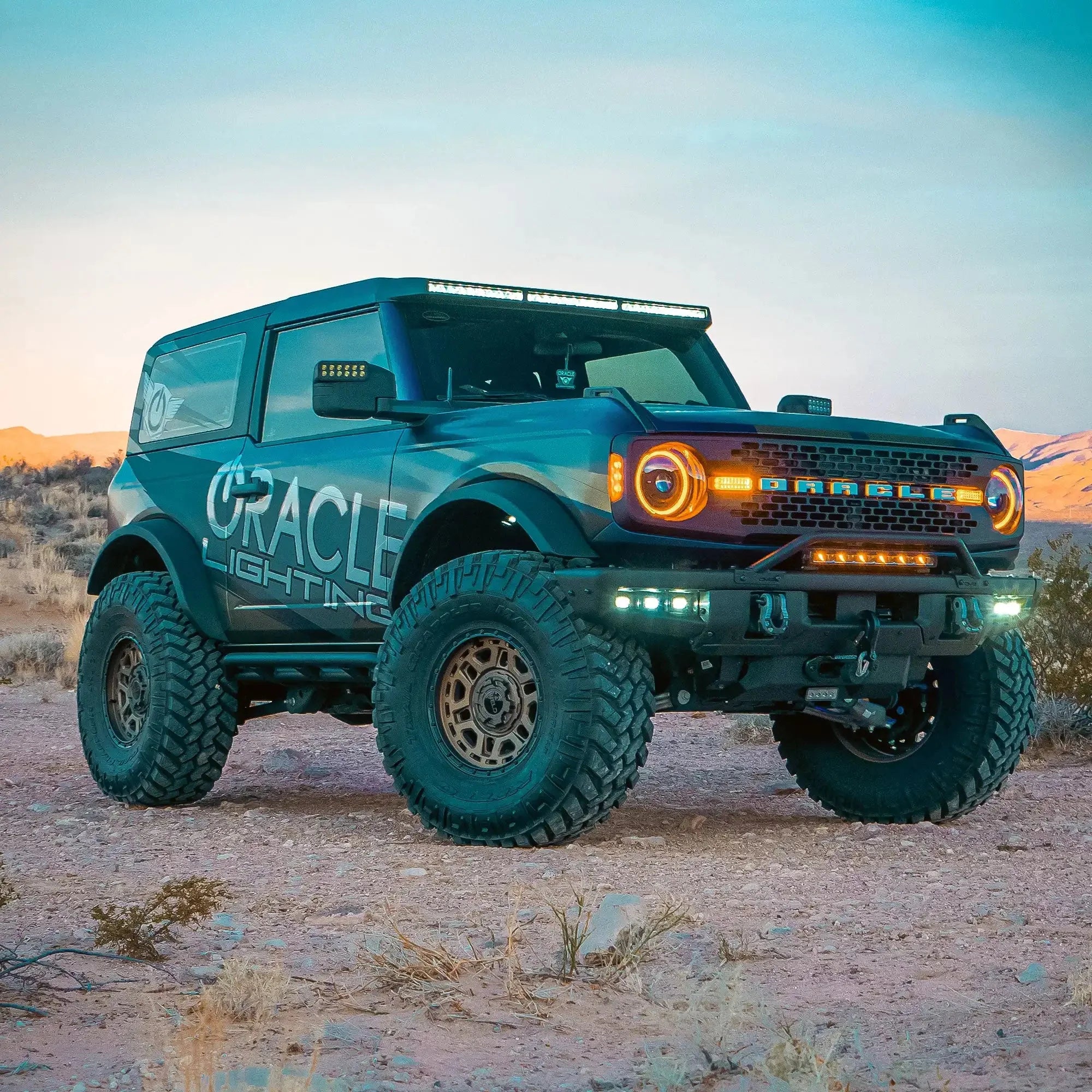 2021-2026 Ford Bronco Triple LED Fog Light Kit - Steel Modular Bumper | 90W