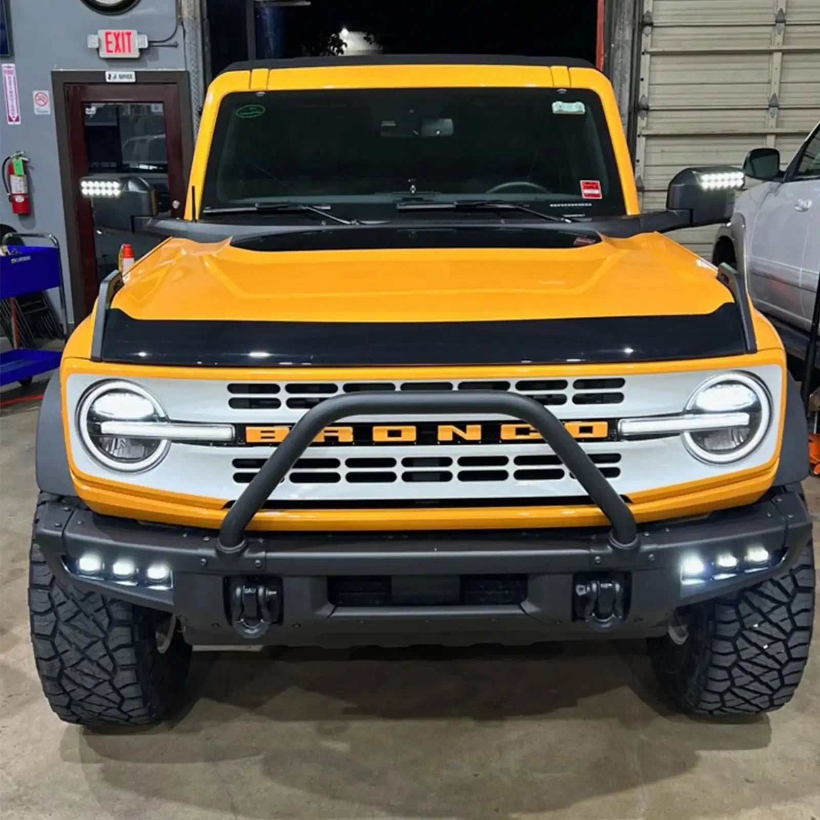2021-2026 Ford Bronco Triple LED Fog Light Kit - Steel Modular Bumper | 90W