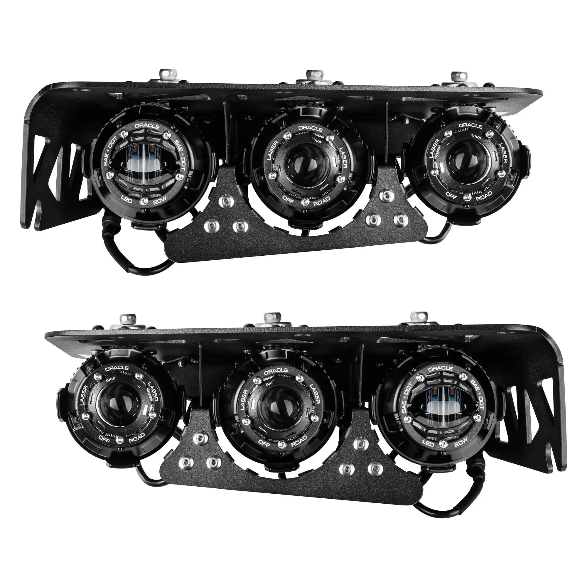 ORACLE Lighting 2021-2026 Ford Bronco Off Road LASER Auxiliary Lights + LED Fog Light Kit for Steel Bumper