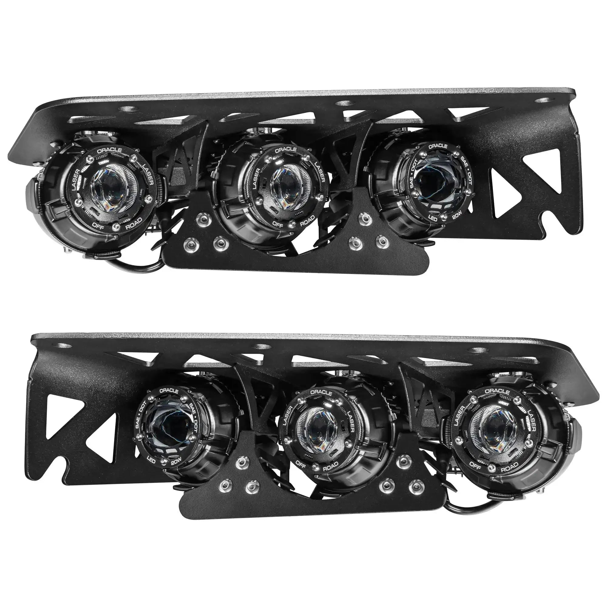 ORACLE Lighting 2021-2026 Ford Bronco Off Road LASER Auxiliary Lights + LED Fog Light Kit for Steel Bumper