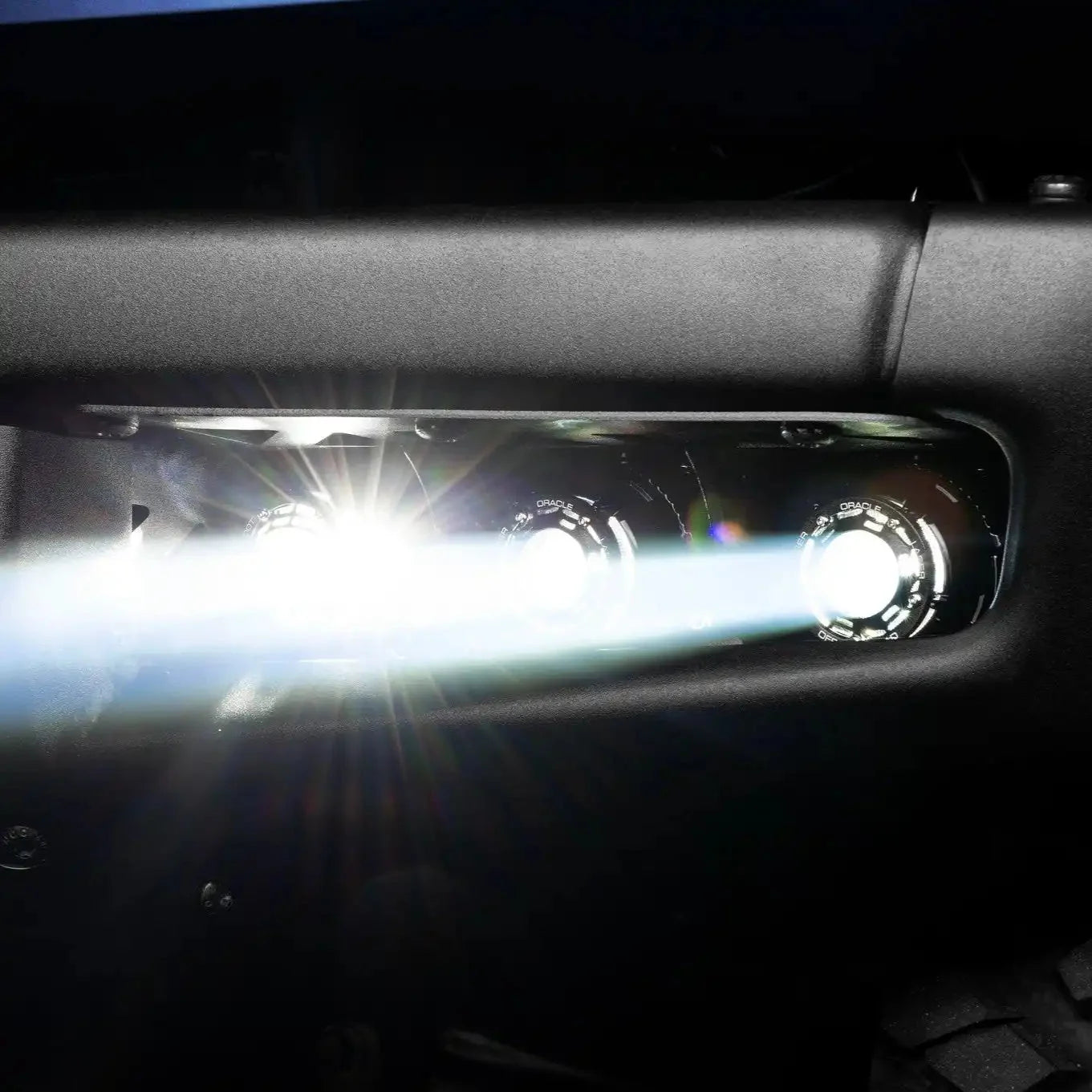 ORACLE Lighting 2021-2026 Ford Bronco Off Road LASER Auxiliary Lights + LED Fog Light Kit for Steel Bumper