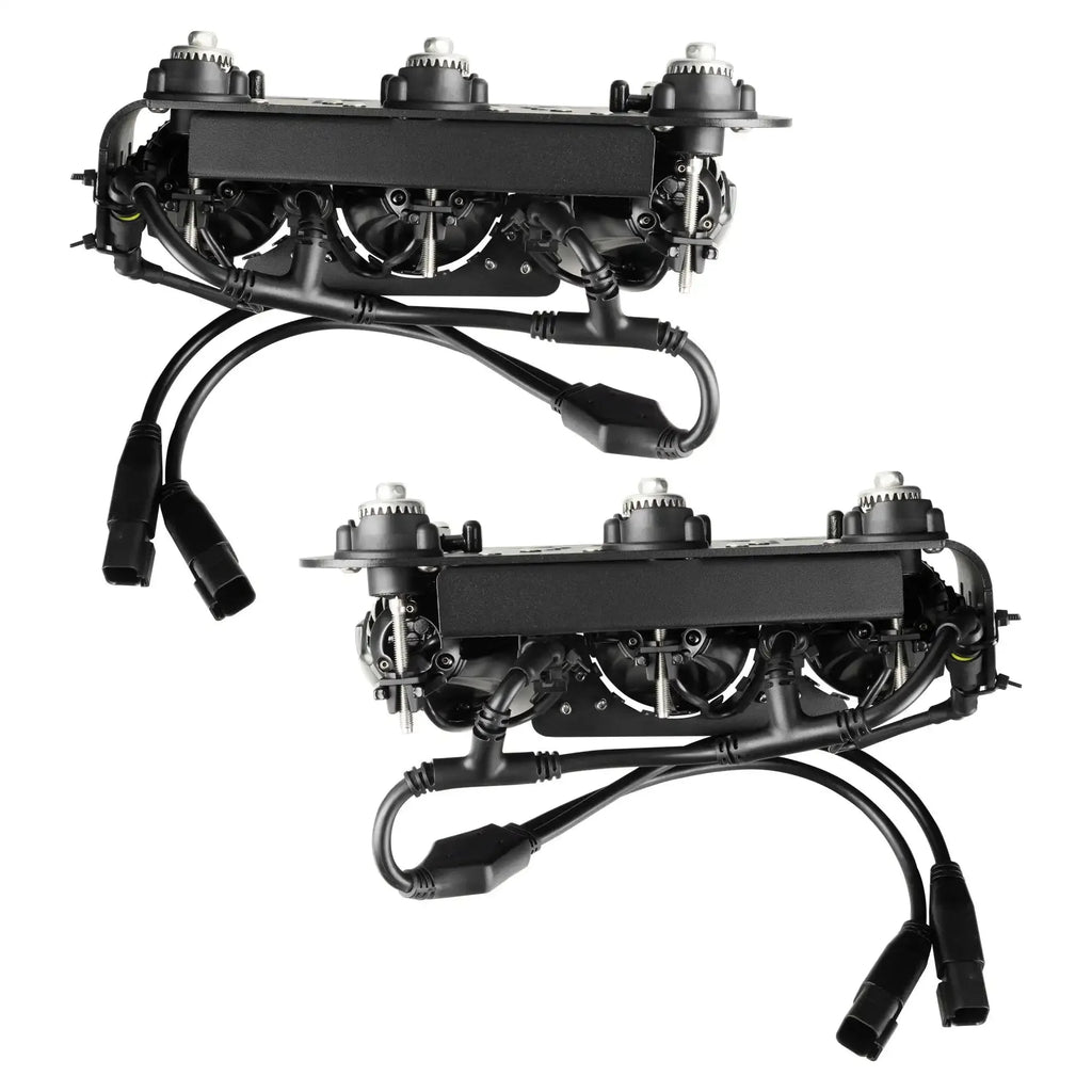 ORACLE Lighting 2021-2026 Ford Bronco Off Road LASER Auxiliary Lights + LED Fog Light Kit for Steel Bumper