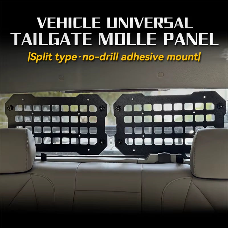 Rear Window Tactical Molle Panel - Truck- Interior Accessories