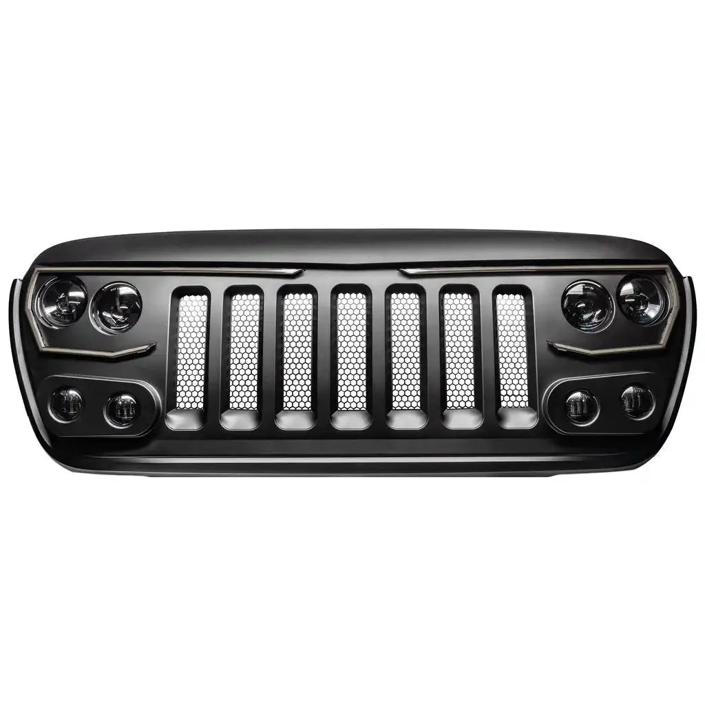 ORACLE Lighting VECTOR™ Pro Series II Full LED Grill for the Jeep Wrangler JL / Gladiator JT