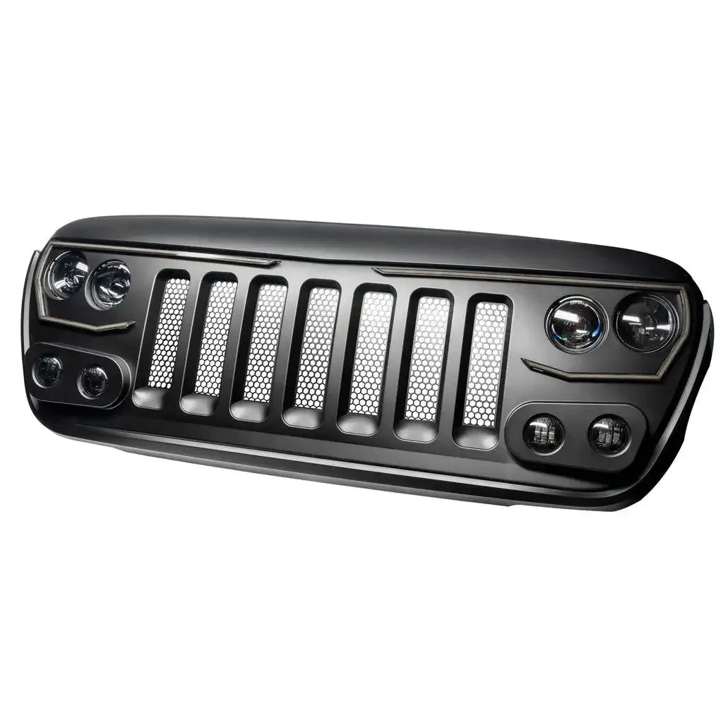 ORACLE Lighting VECTOR™ Pro Series II Full LED Grill for the Jeep Wrangler JL / Gladiator JT