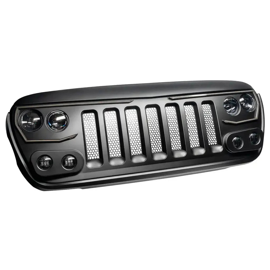 ORACLE Lighting VECTOR™ Pro Series II Full LED Grill for the Jeep Wrangler JL / Gladiator JT