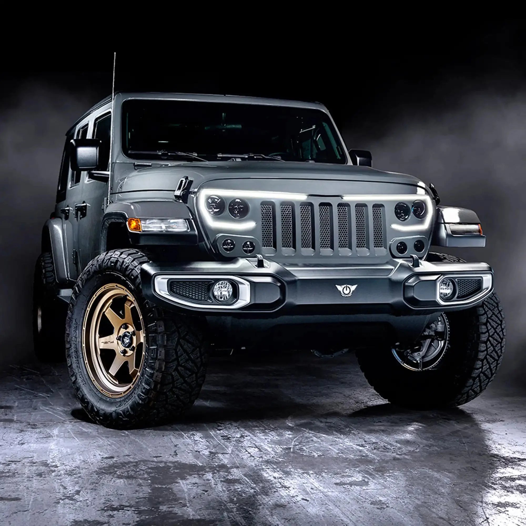 ORACLE Lighting VECTOR™ Pro Series II Full LED Grill for the Jeep Wrangler JL / Gladiator JT