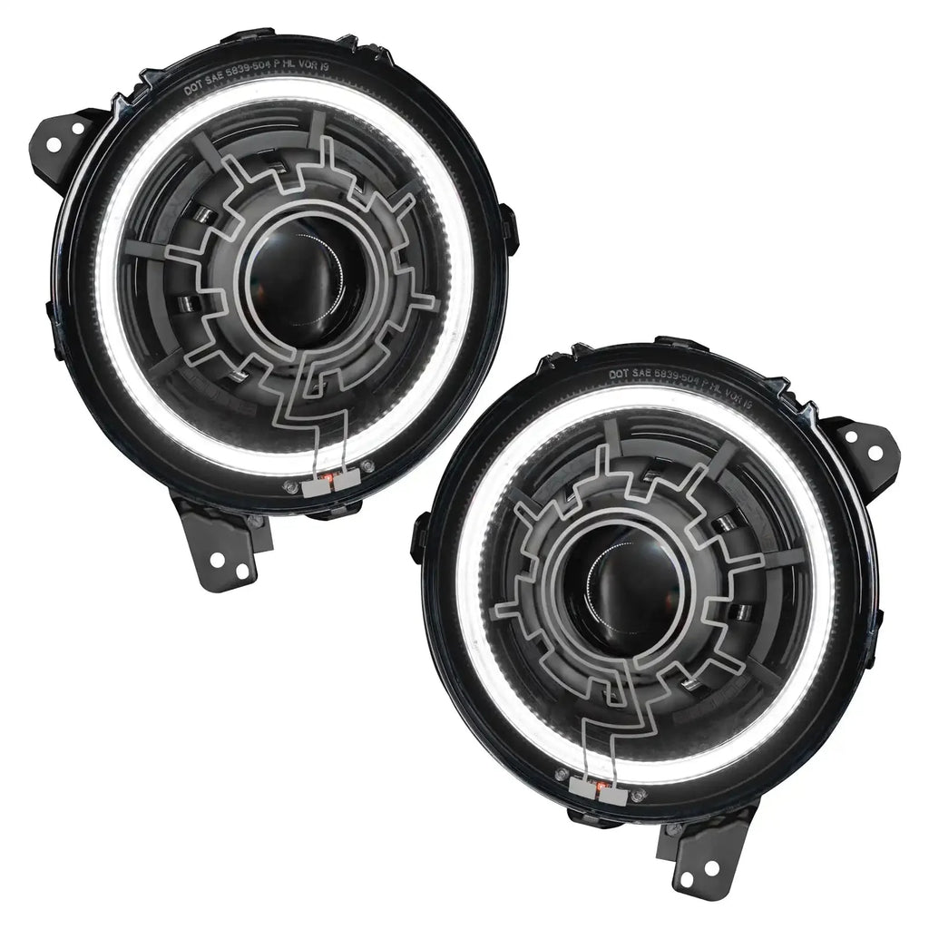 ORACLE Lighting Oculus™ Bi-LED Projector Headlights for Jeep Wrangler JL/Gladiator JT- Heated Lens