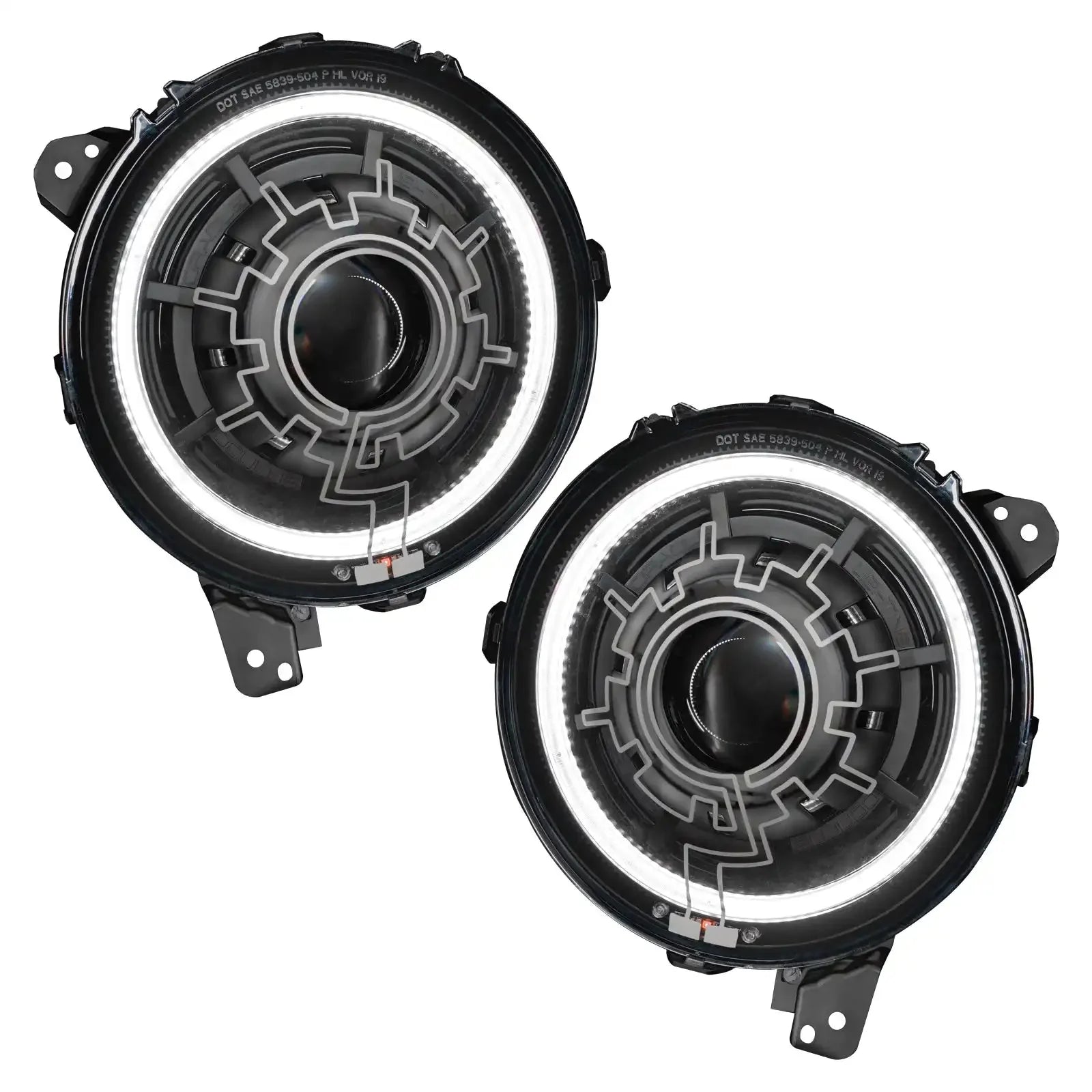 ORACLE Lighting Oculus™ Bi-LED Projector Headlights for Jeep Wrangler JL/Gladiator JT- Heated Lens