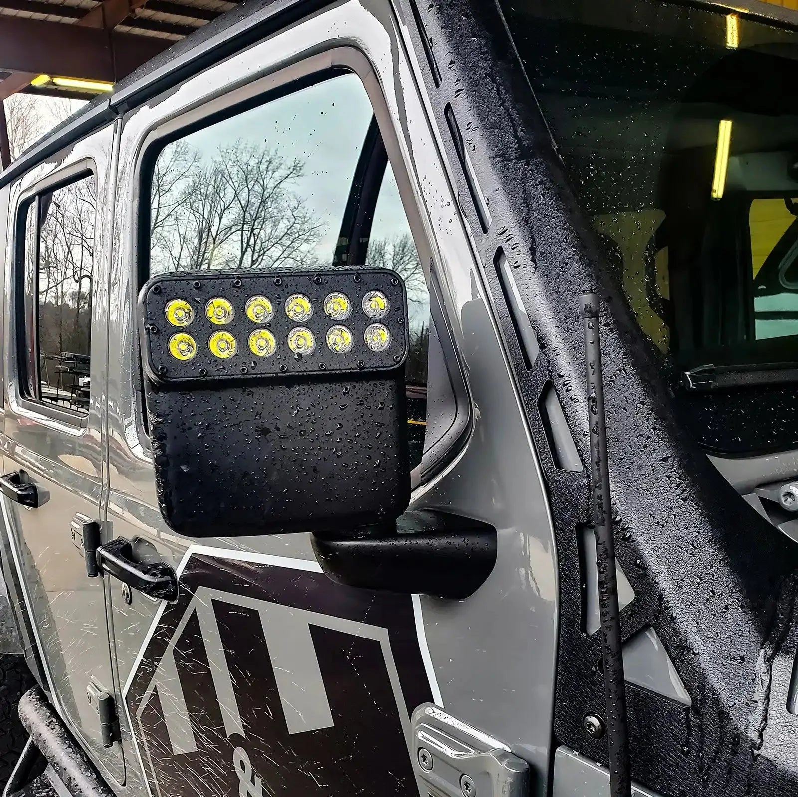 LED Off-Road Side Mirrors for Jeep Wrangler JL / Gladiator JT