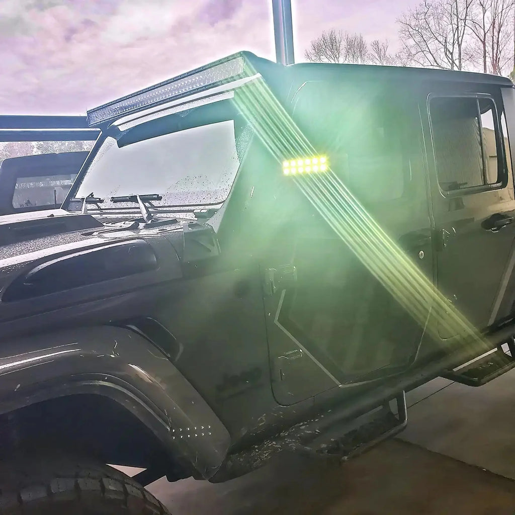 LED Off-Road Side Mirrors for Jeep Wrangler JL / Gladiator JT