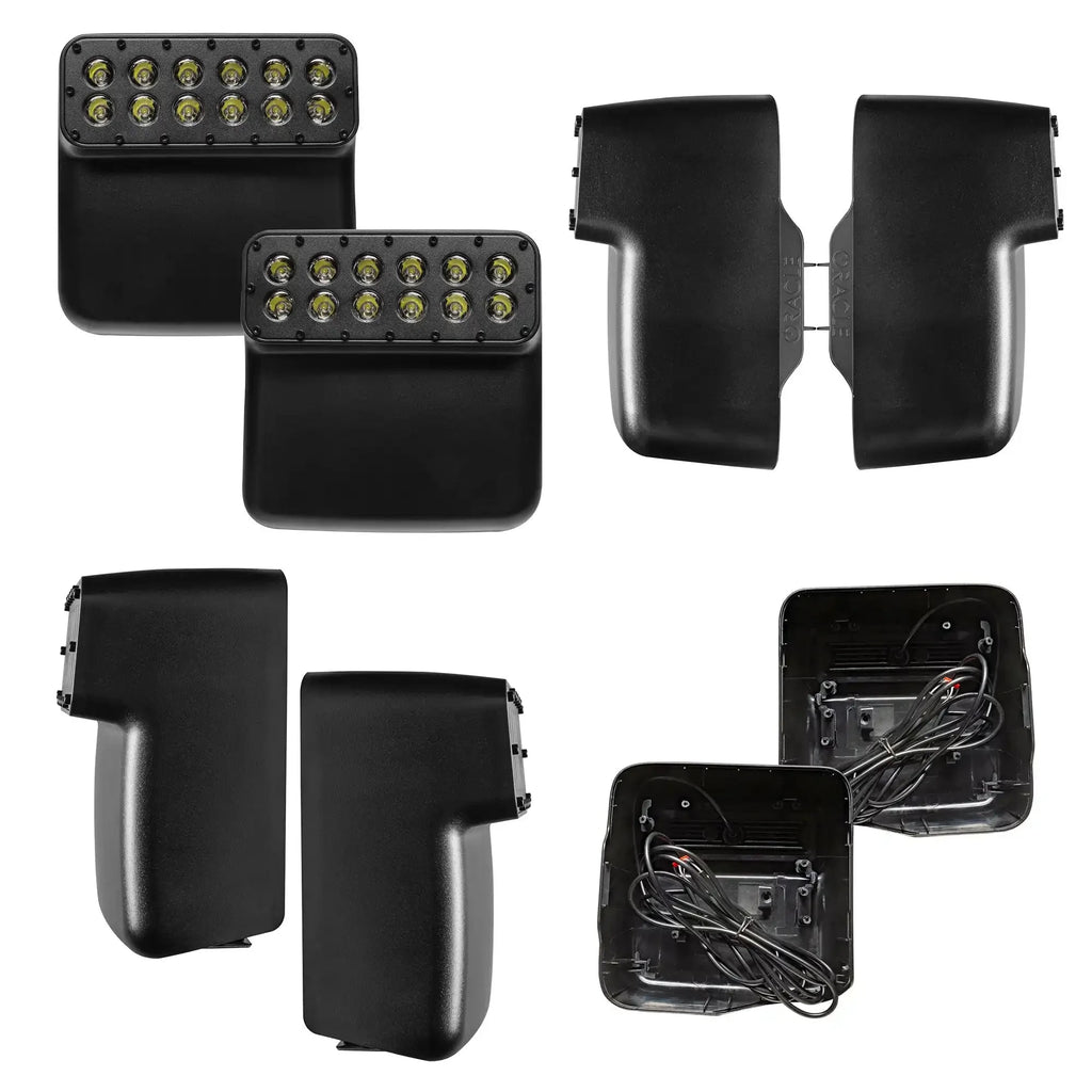 LED Off-Road Side Mirrors for Jeep Wrangler JL / Gladiator JT