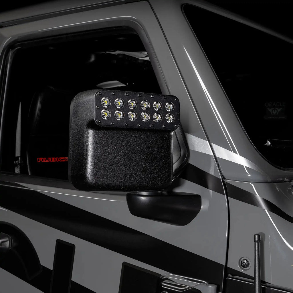 LED Off-Road Side Mirrors for Jeep Wrangler JL / Gladiator JT
