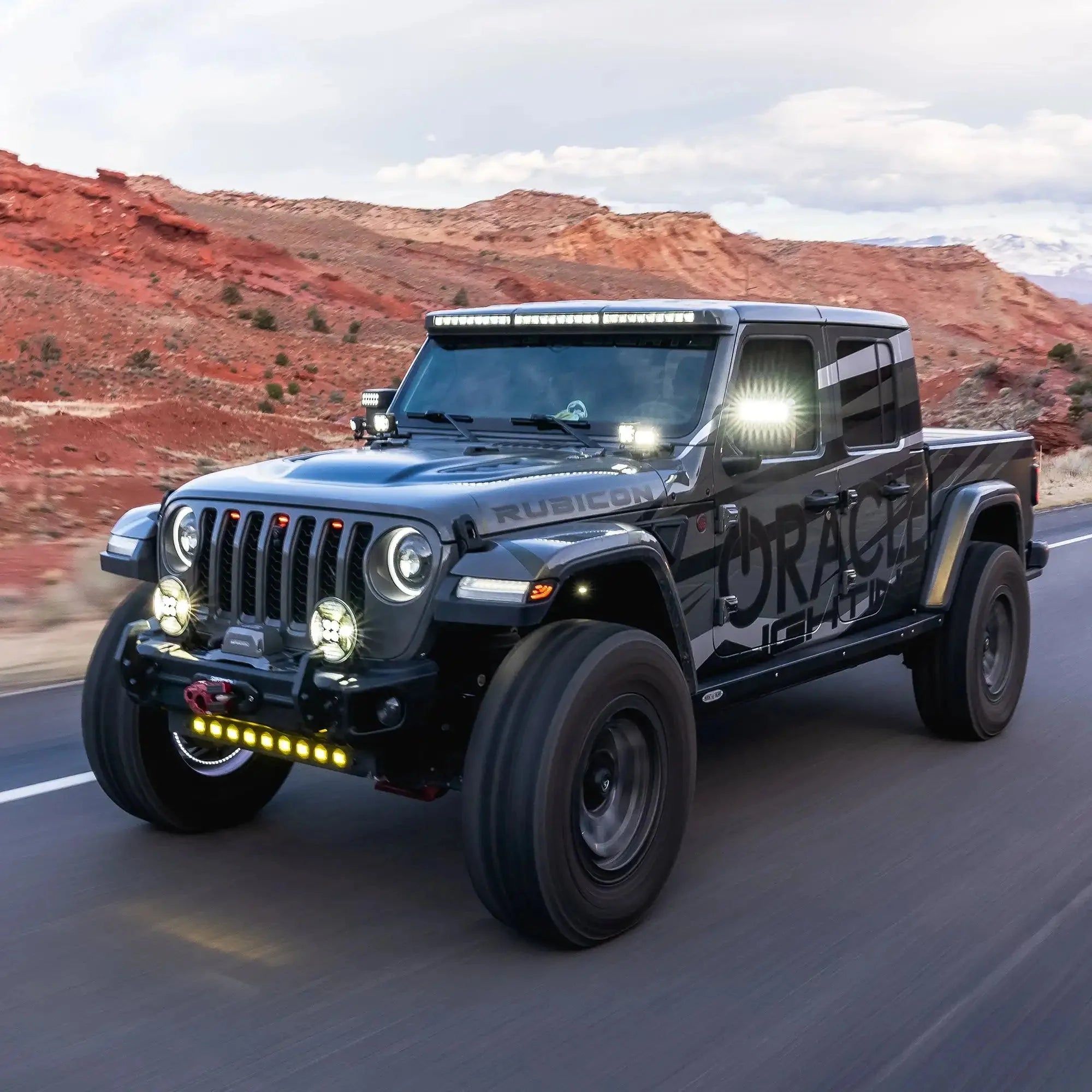 LED Off-Road Side Mirrors for Jeep Wrangler JL / Gladiator JT
