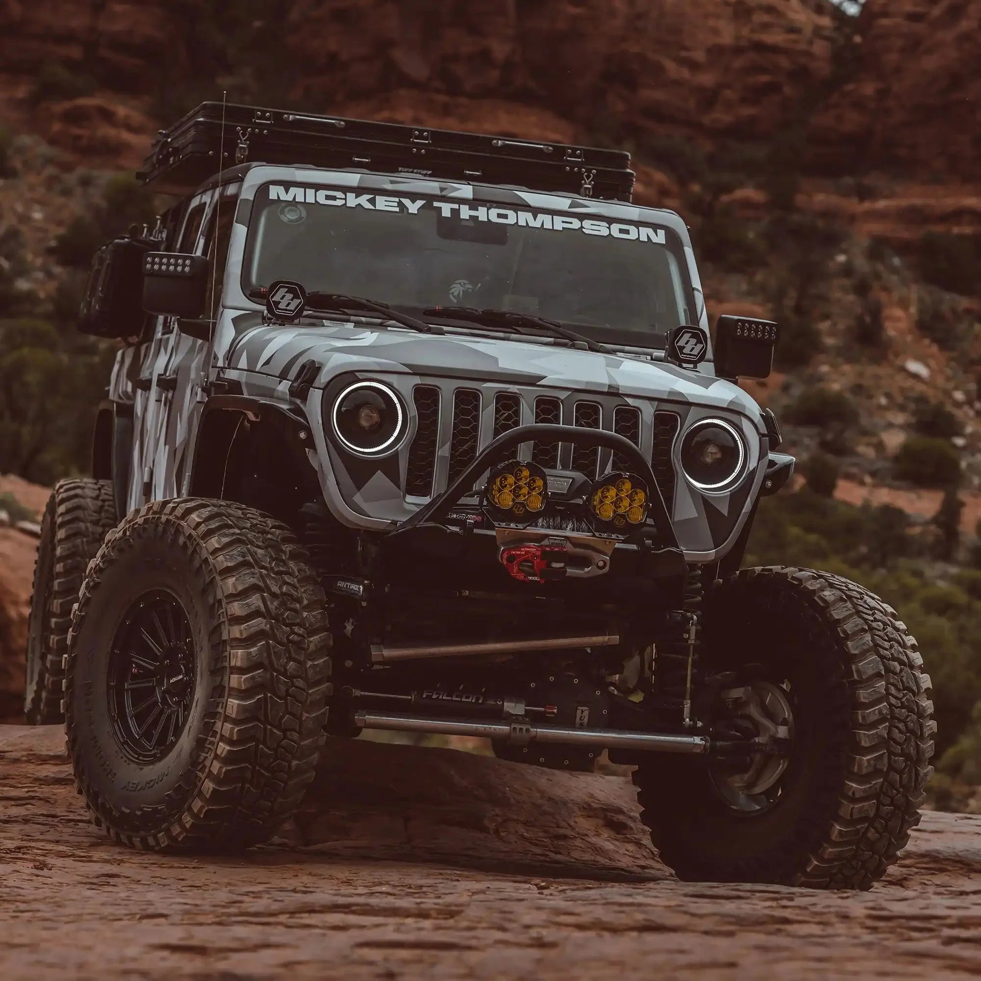 LED Off-Road Side Mirrors for Jeep Wrangler JL / Gladiator JT
