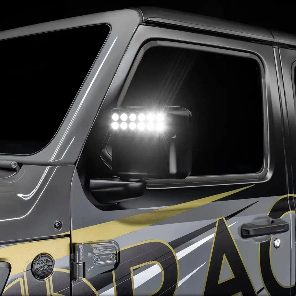 LED Off-Road Side Mirrors for Jeep Wrangler JL / Gladiator JT