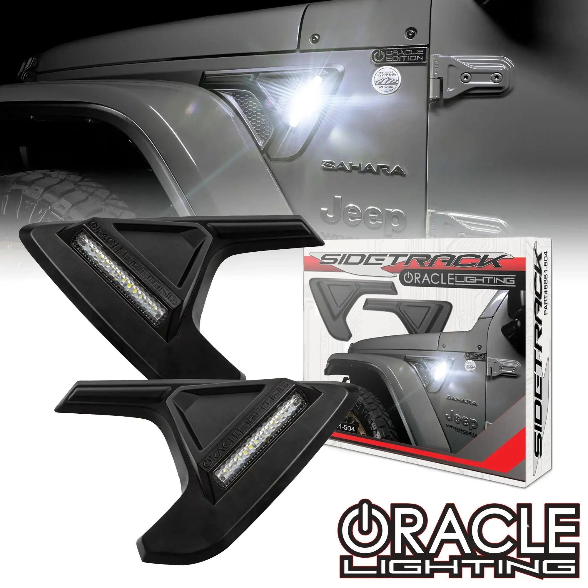 Jeep Wrangler JL & Gladiator JT Sidetrack LED Fender Lights - Entry & Turn Signal | ORACLE