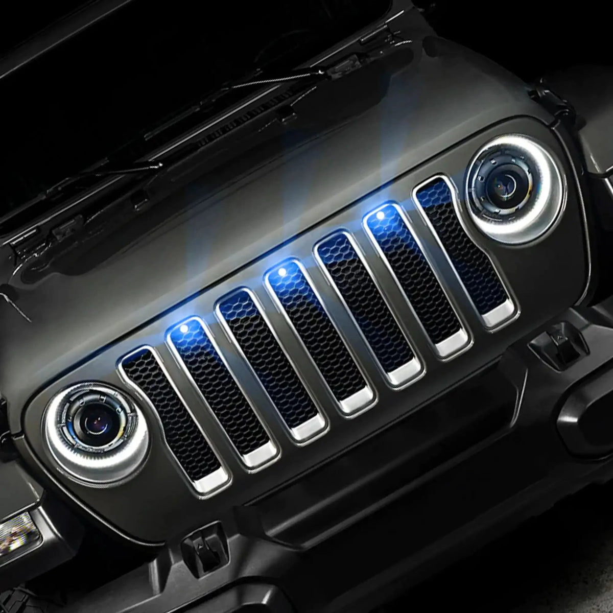 ORACLE Pre-Runner LED Grill Light Kit for Jeep Wrangler JL (2018-2023)