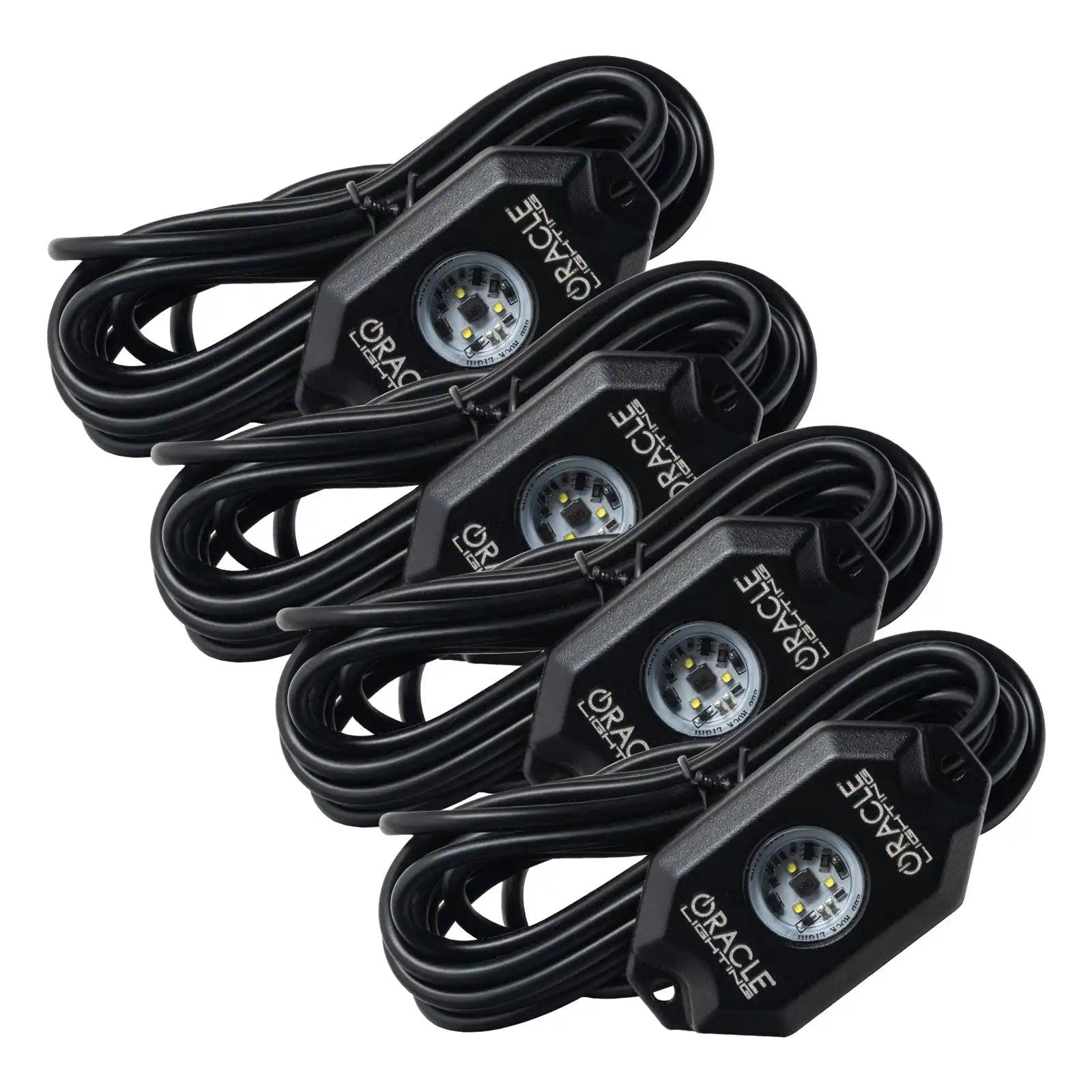 ORACLE Lighting White Underbody Wheel Well Rock Light Kit - 4 Piece
