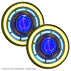 ORACLE Lighting Oculus™ 7" ColorSHIFT Bi-LED Projector Headlights for Jeep Wrangler JK
