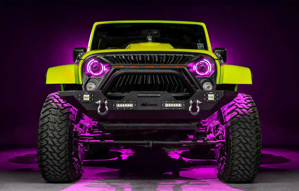 ORACLE Lighting Oculus™ 7" ColorSHIFT Bi-LED Projector Headlights for Jeep Wrangler JK