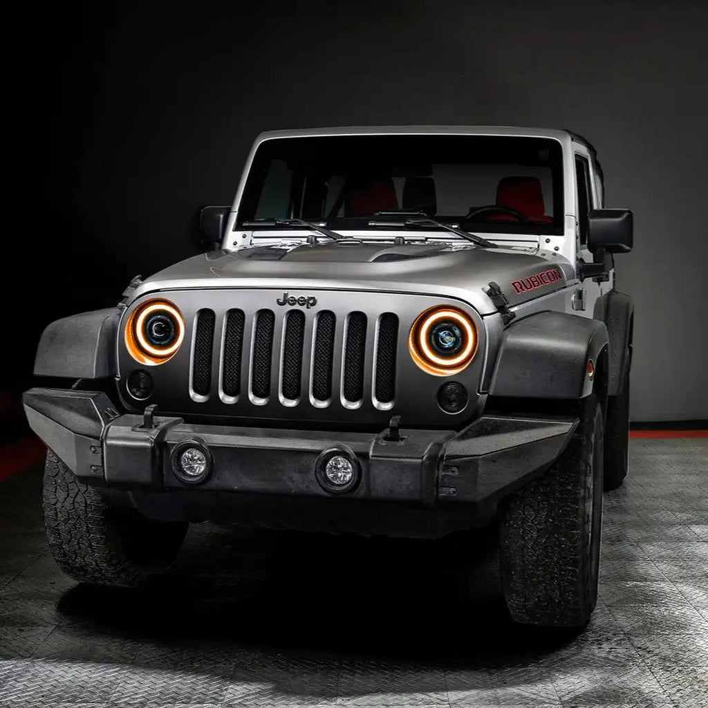 ORACLE Lighting Oculus™ 7" Switchback Bi-LED Projector Headlights for Jeep Wrangler JK