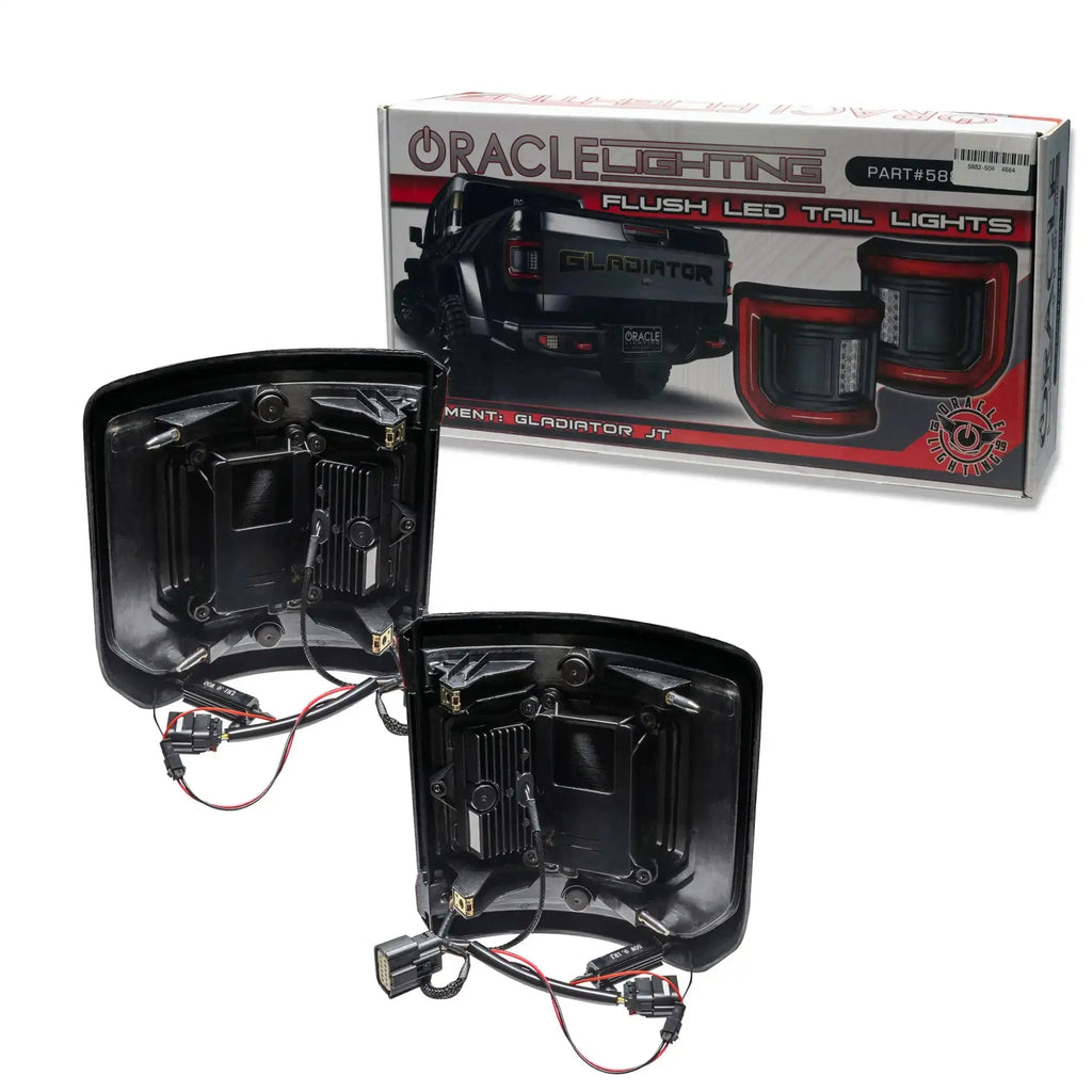 V2 | Flush Mount LED Tail Lights for Jeep Gladiator JT | Low-Profile | Plug-and-Play