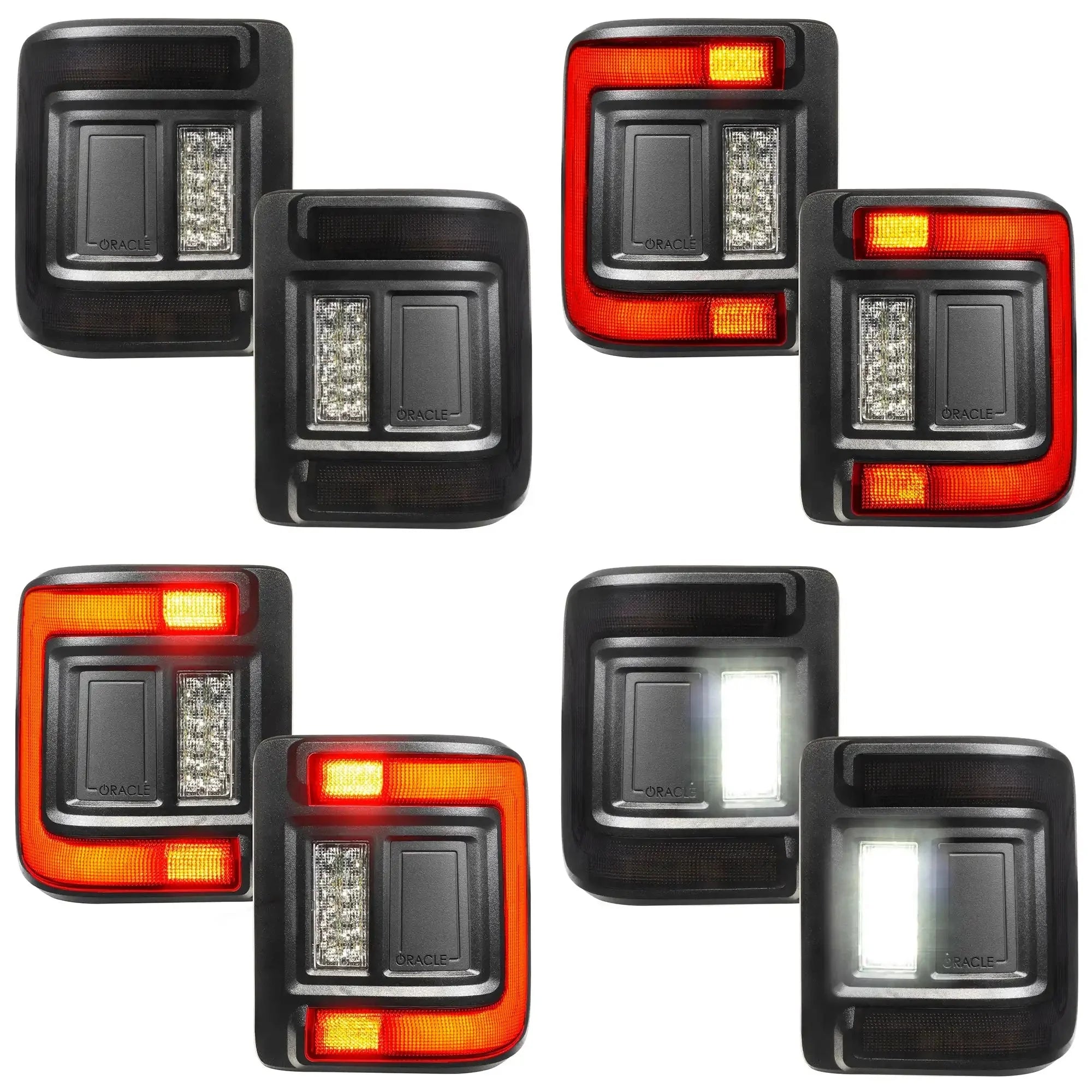 V2 | Flush Mount LED Tail Lights for Jeep Wrangler JL | Low-Profile | Plug-and-Play