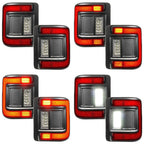 V2 | Flush Mount LED Tail Lights for Jeep Wrangler JL | Low-Profile | Plug-and-Play
