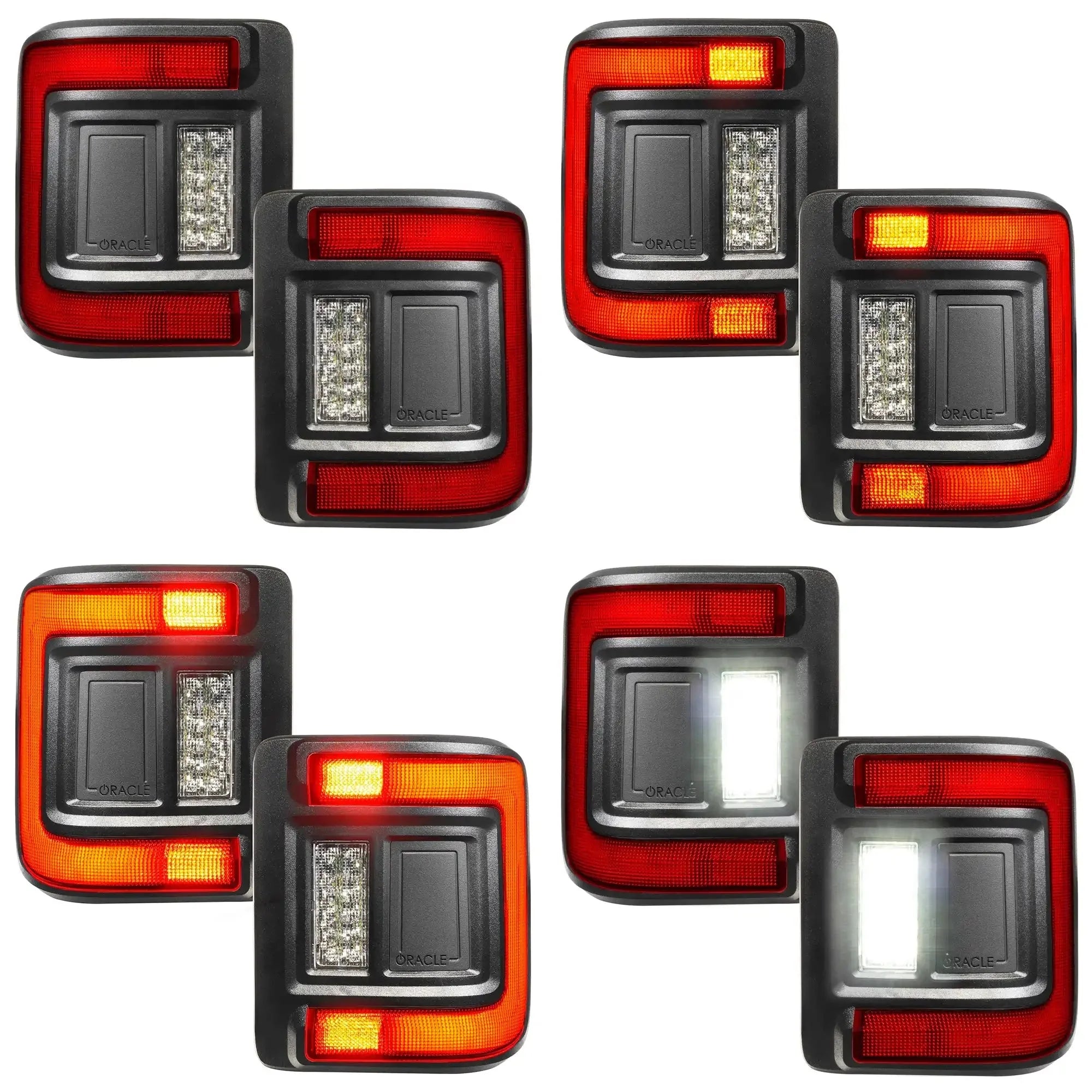 V2 | Flush Mount LED Tail Lights for Jeep Wrangler JL | Low-Profile | Plug-and-Play