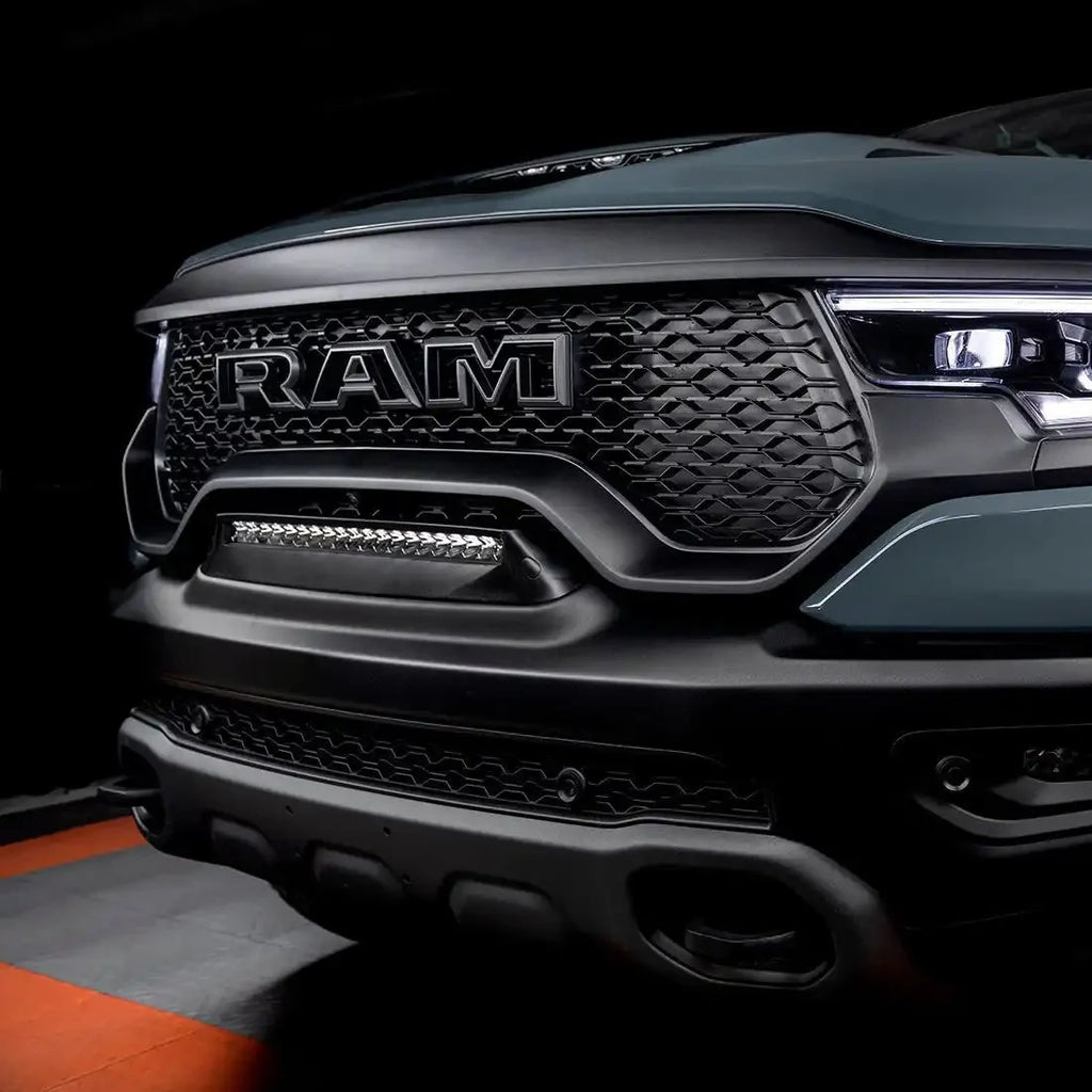 2019-2026 RAM Rebel/TRX/RHO Front Bumper Flush LED Light Bar | 100W 12,000 Lumens