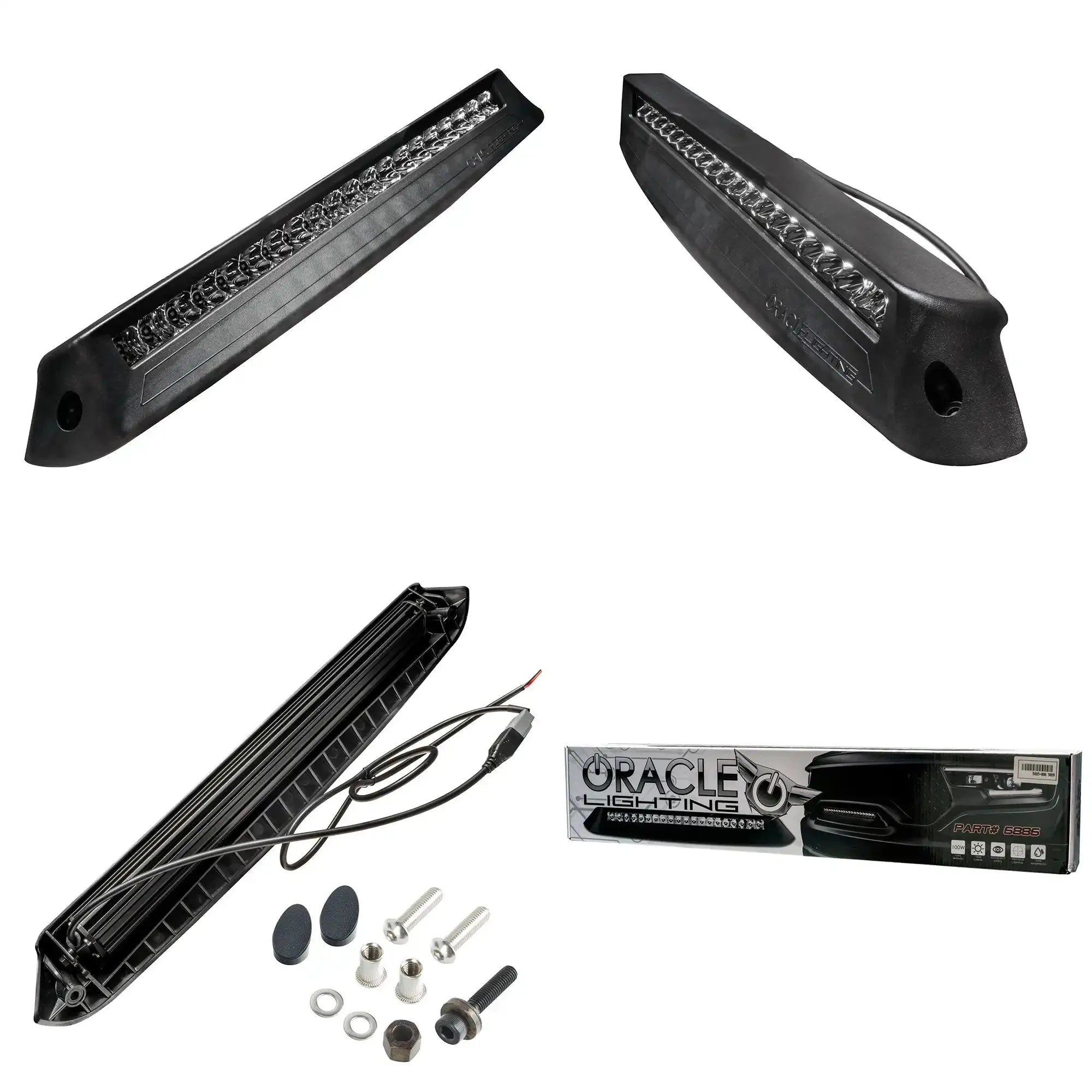 2019-2026 RAM Rebel/TRX/RHO Front Bumper Flush LED Light Bar | 100W 12,000 Lumens