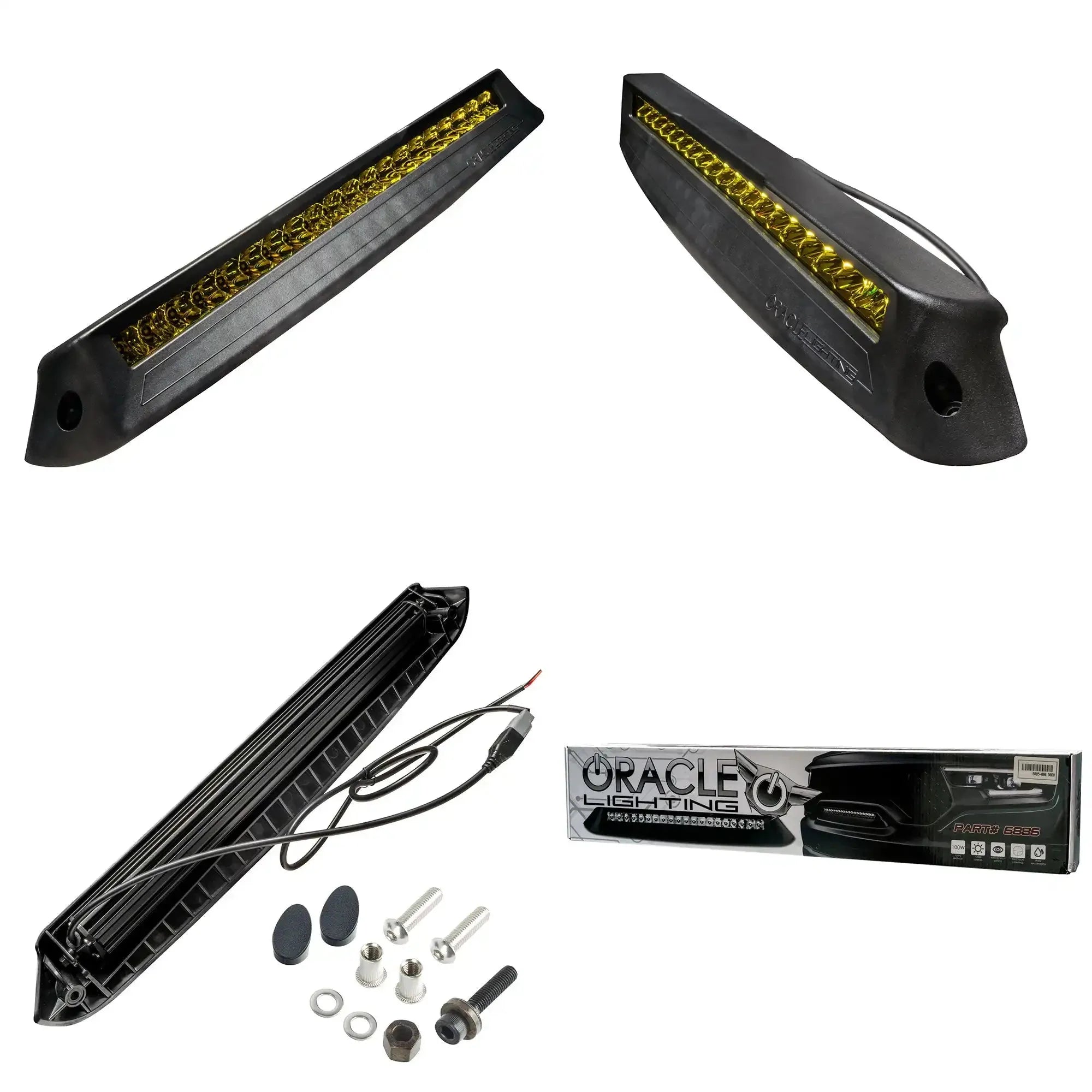 2019-2026 RAM Rebel/TRX/RHO Front Bumper Flush LED Light Bar | 100W 12,000 Lumens