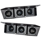 2021-2026 Ford Bronco Triple LED Fog Light Kit - Steel Modular Bumper | 90W
