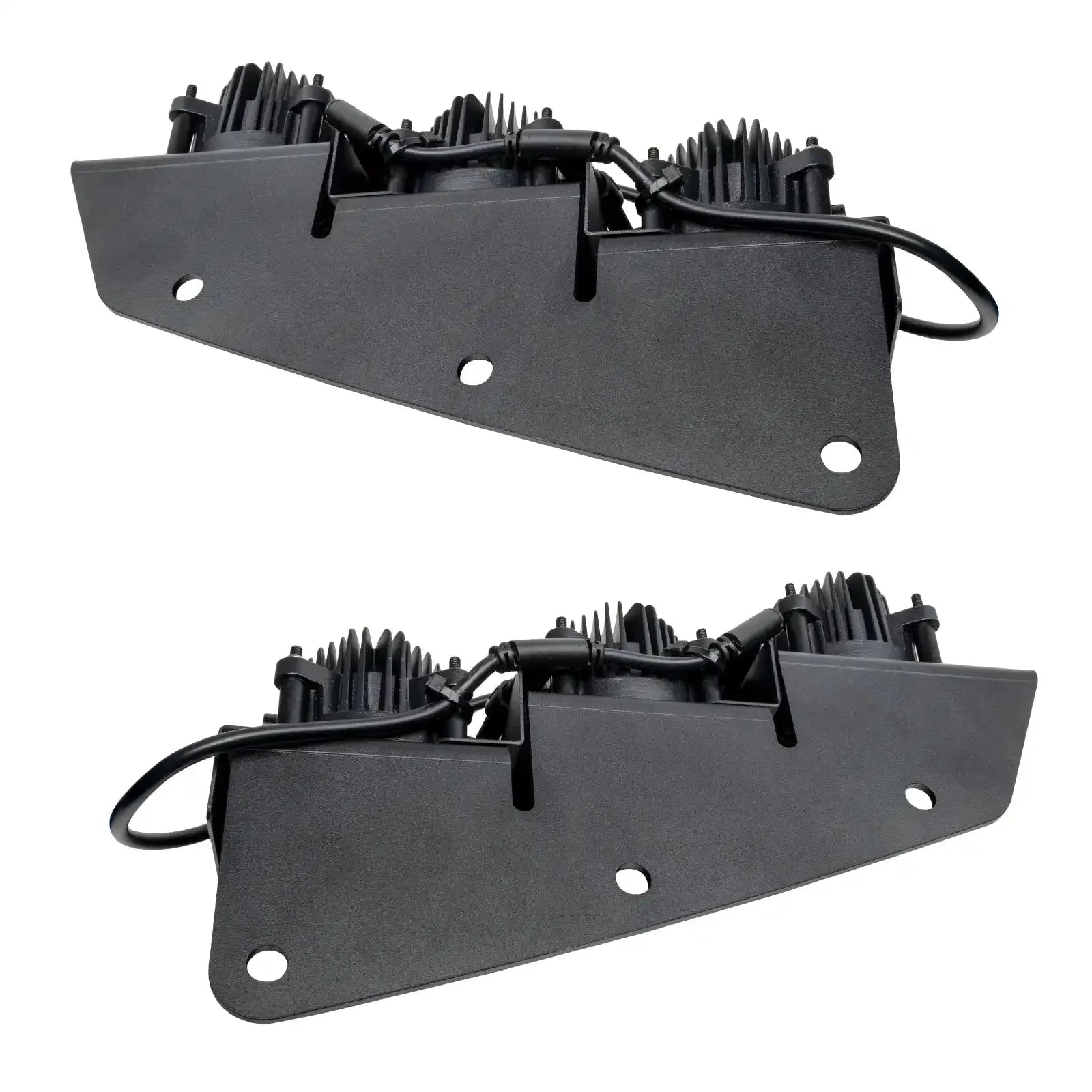 2021-2026 Ford Bronco Triple LED Fog Light Kit - Steel Modular Bumper | 90W