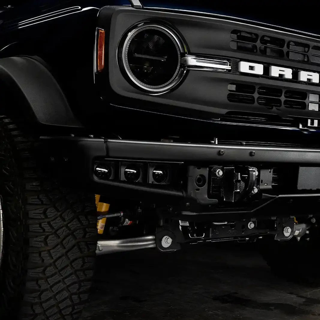2021-2026 Ford Bronco Triple LED Fog Light Kit - Steel Modular Bumper | 90W