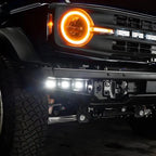 2021-2026 Ford Bronco Triple LED Fog Light Kit - Steel Modular Bumper | 90W