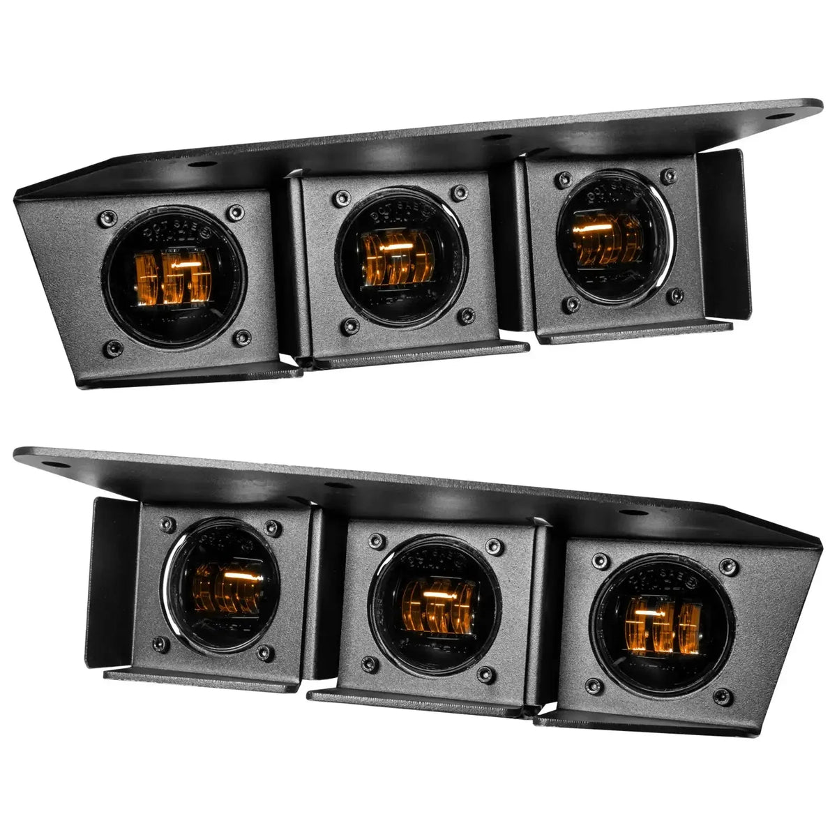 2021-2026 Ford Bronco Triple LED Fog Light Kit - Steel Modular Bumper | 90W