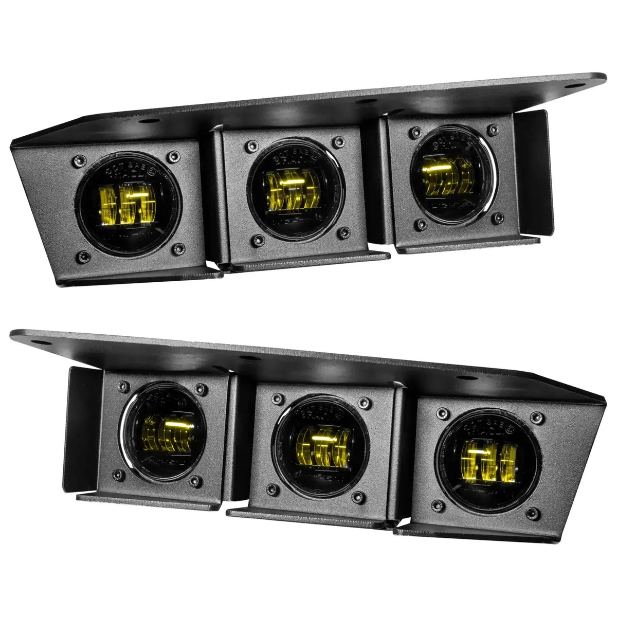 2021-2026 Ford Bronco Triple LED Fog Light Kit - Steel Modular Bumper | 90W
